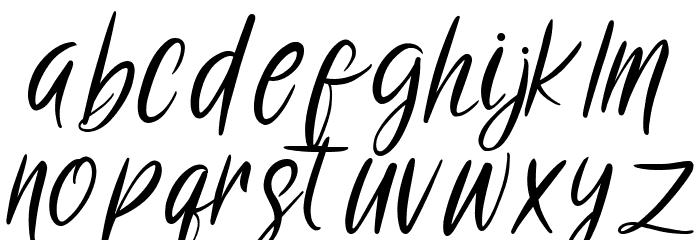Mothy Font LOWERCASE
