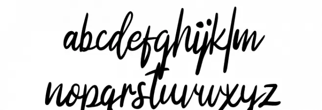 Motibe Cebiks FREE خط أحرف صغيرة