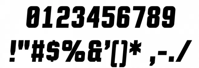 Motion Control Bold Italic Font OTHER CHARS