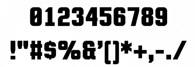 Motion Control Neue Lite Bold Font OTHER CHARS
