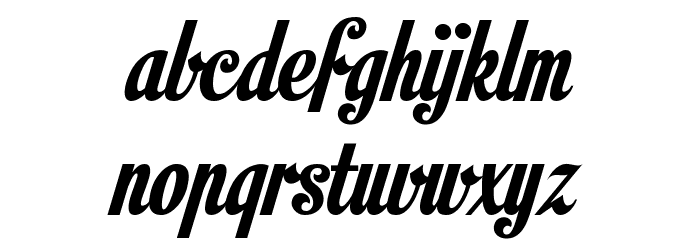 Motion Picture Personal Use Font LOWERCASE