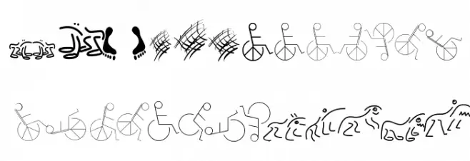 MotionTools Schriftart Kleinbuchstaben