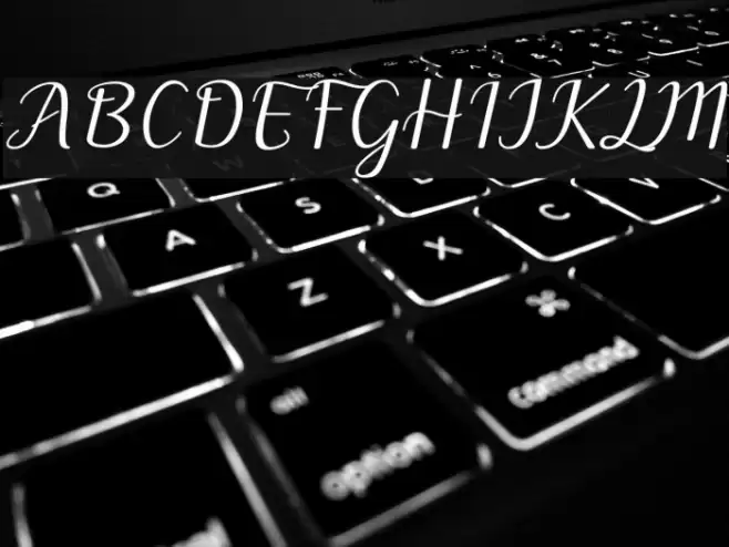 Motira Italic Font examples