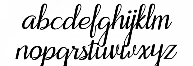Motira Italic 字体 小写