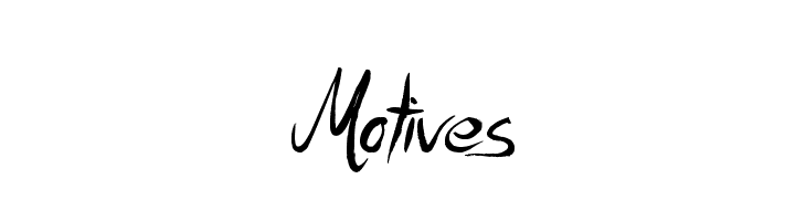 Motives Font