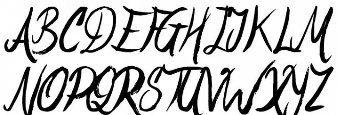 Motives Font UPPERCASE