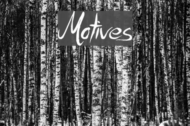 Motives Font examples
