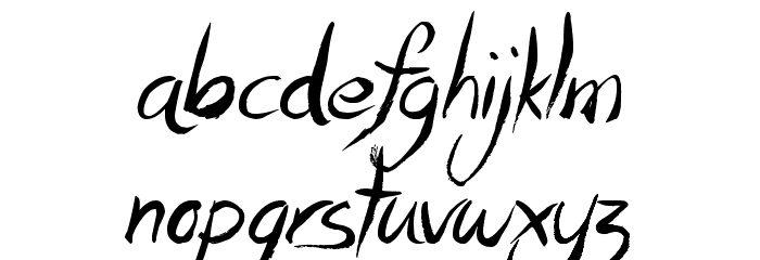 Motives Font LOWERCASE