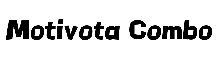 Motivota Combo  Frei Schriftart Herunterladen