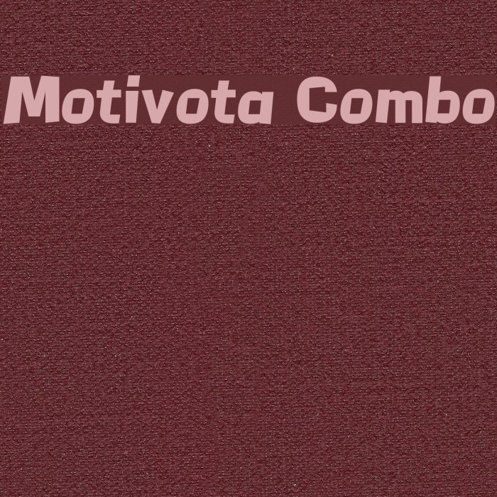 Motivota Combo Font examples