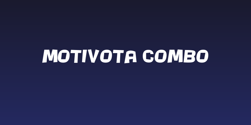 Motivota Combo Social Header