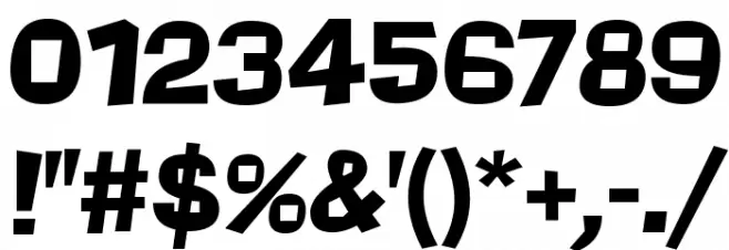 Motivota Font OTHER CHARS