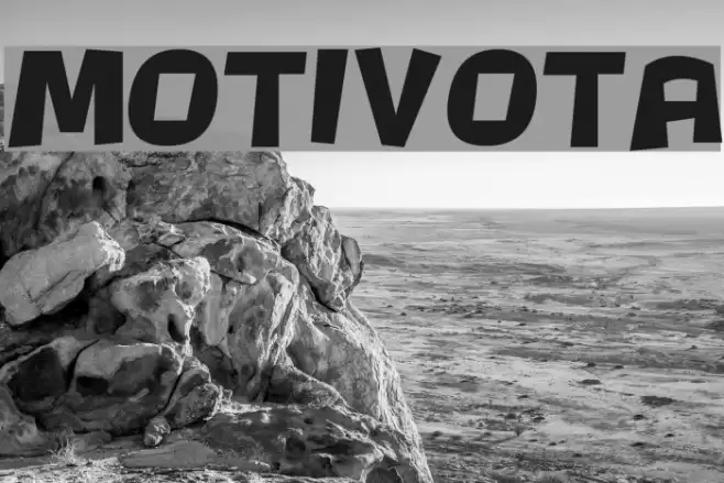 Motivota Font examples
