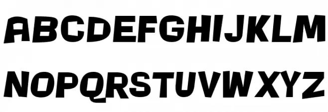 Motivota Schriftart Kleinbuchstaben