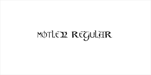 Motley Regular Logo
