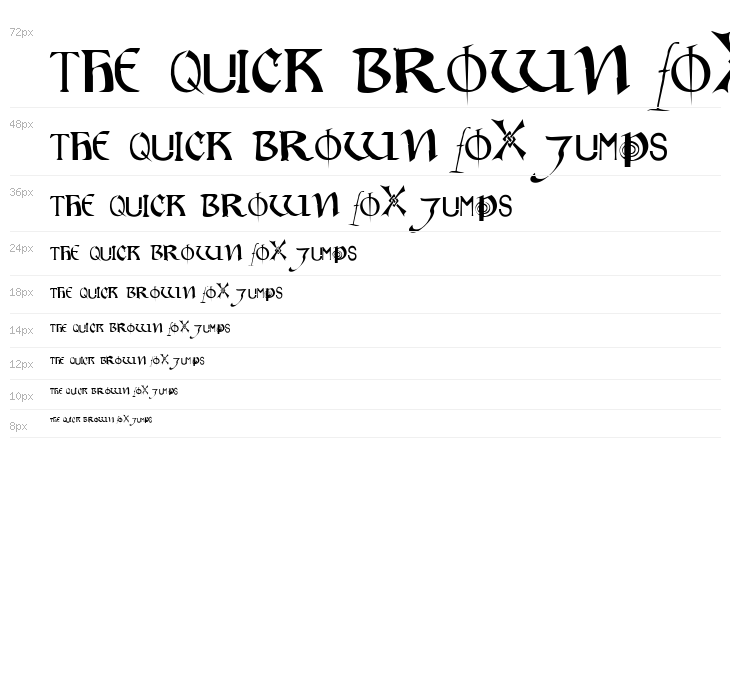 Motley Regular Waterfall