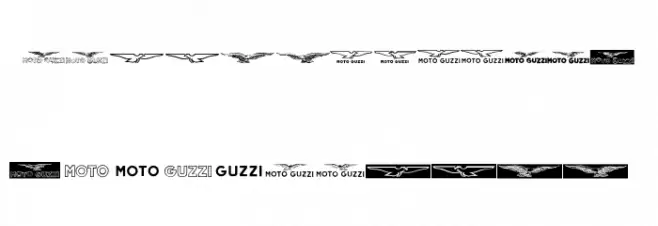 MotoGuzzi Polices MAJUSCULES