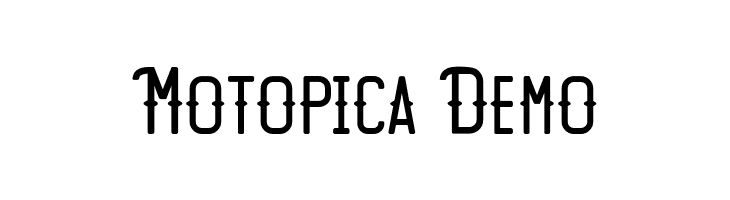 Motopica-Demo  font caratteri gratis