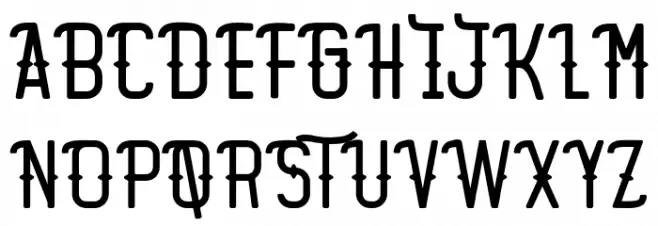 Motopica-Demo Schriftart Groß