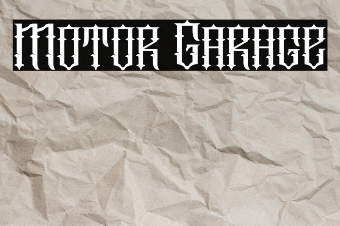 Motor Garage Example 1