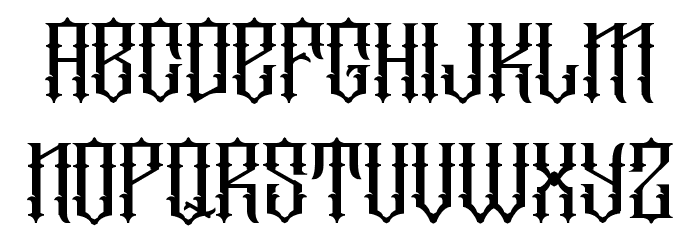 Motor Garage Font LOWERCASE
