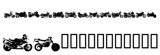 MotorBikez Polices MAJUSCULES