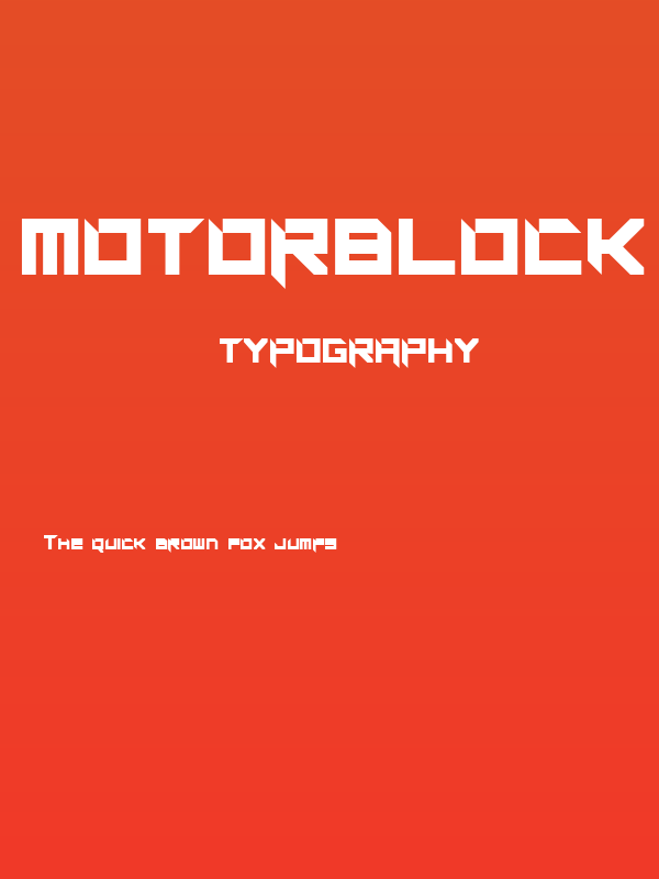 MotorBlock Poster