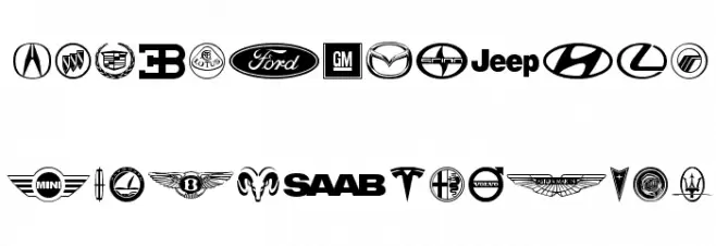 Motorama Font UPPERCASE