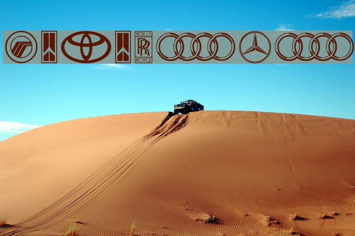Motorama Шрифта examples
