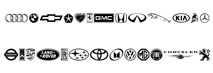 Motorama Шрифта строчной