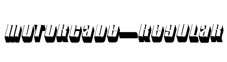 Motorcade-Regular  Free Fonts Download