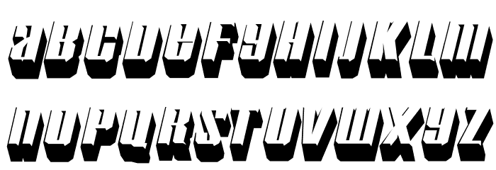 Motorcade-Regular Font LOWERCASE