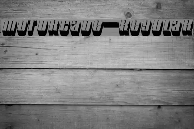 Motorcade-Regular Font examples