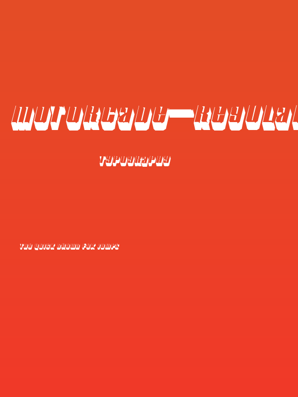 Motorcade-Regular Poster