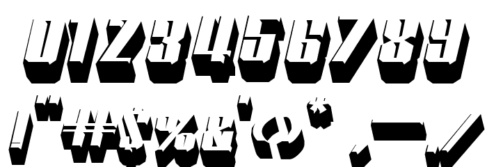Motorcade Font OTHER CHARS