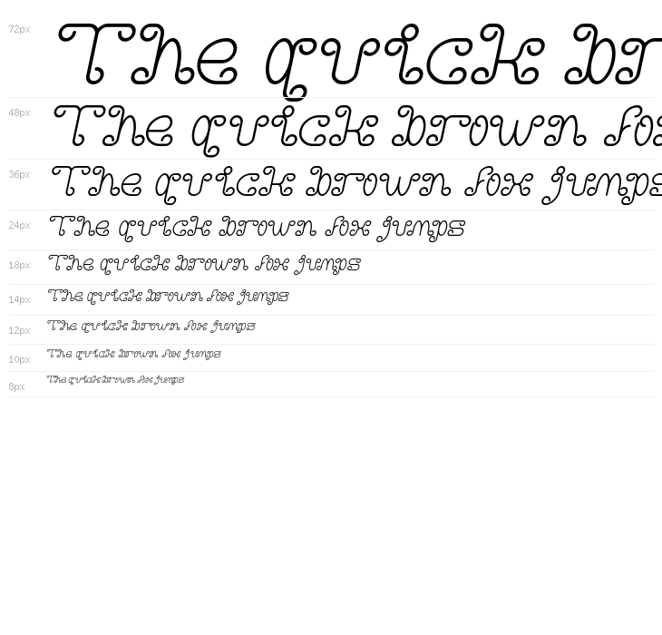 Motorcycle Bold Italic Waterfall