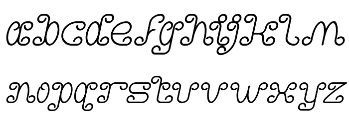 Motorcycle Bold Italic Font LOWERCASE