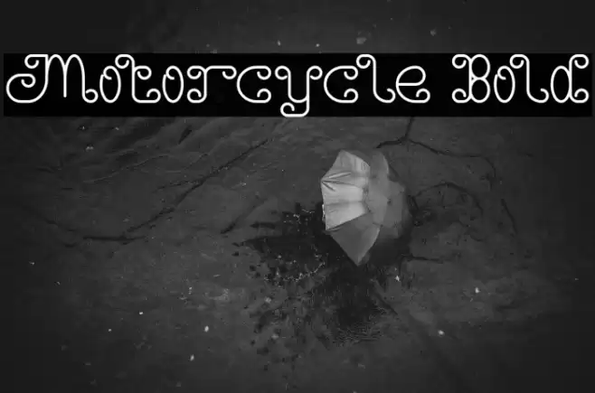 Motorcycle Bold Font examples