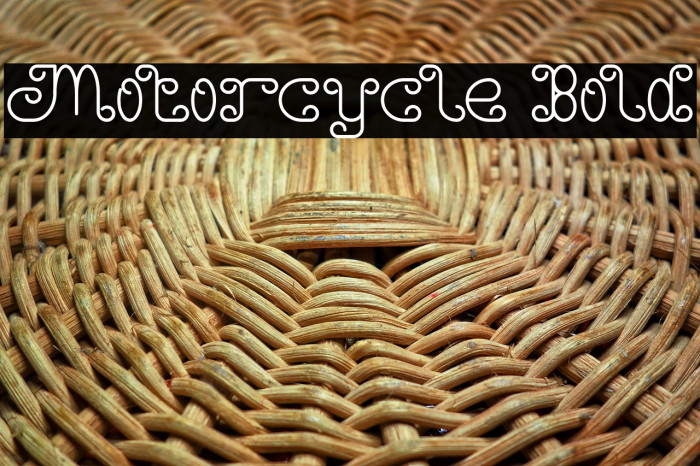 Motorcycle Bold Example 2