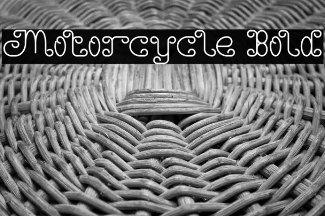 Motorcycle Bold Font examples