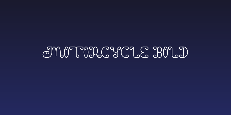 Motorcycle Bold Social Header