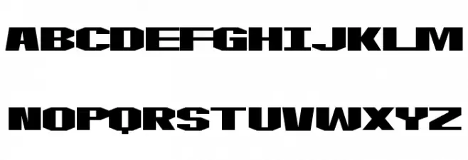 Motorcycle Emptiness Schriftart Groß