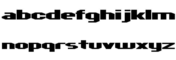Motorcycle Emptiness Font LOWERCASE