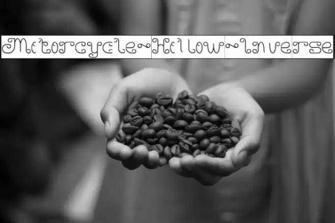 Motorcycle-Hollow-Inverse Font examples