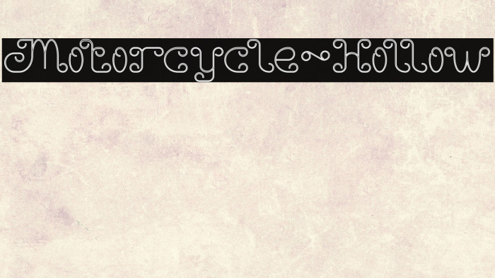 Motorcycle-Hollow Example 1