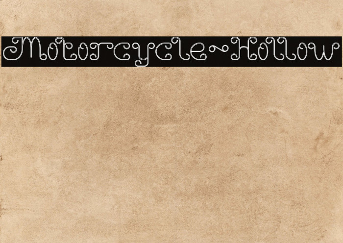 Motorcycle-Hollow Example 2