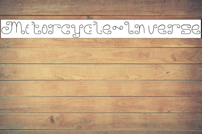 Motorcycle-Inverse Example 2