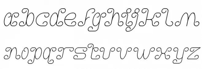 Motorcycle Italic Fuentes MINÚSCULAS
