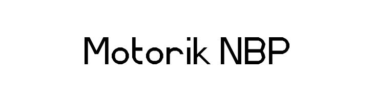 Motorik NBP Font