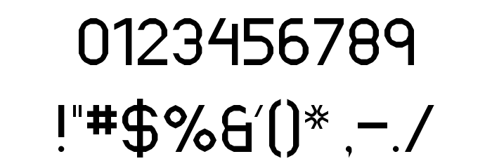 Motorik NBP Font OTHER CHARS